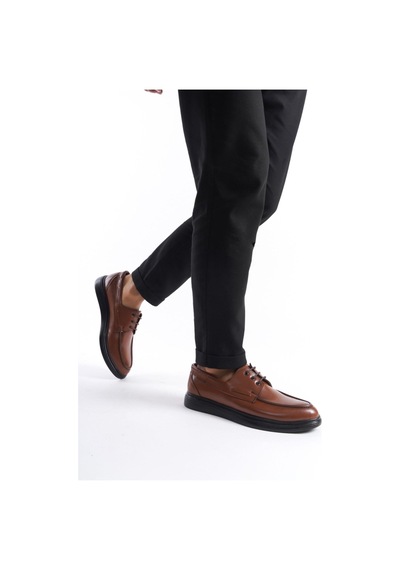 Mubiano Mbrgn105-tb Taba Erkek Bağcıklı Loafer Taba