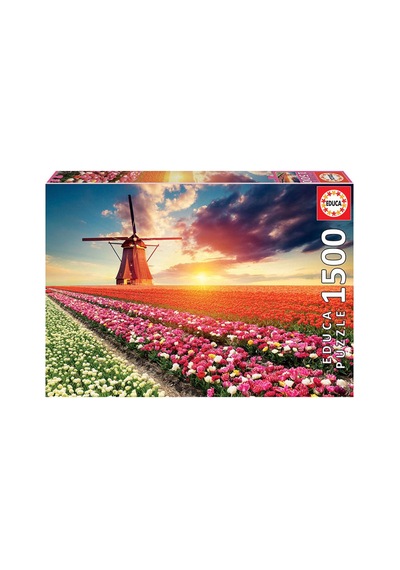 Puzzle 1500 Parça Lale Manzarası 18465