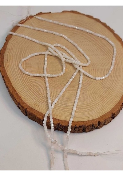 Bileklik Boy Ay Taşı Küp Şekilli Dizi 2.5mm 45302 Yarım Dizi 17cm Uzunluğundadır Çok Renkli