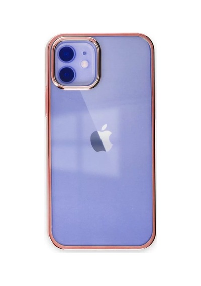 Newface Apple iPhone Uyumlu  12 Kılıf Element Silikon - Pembe