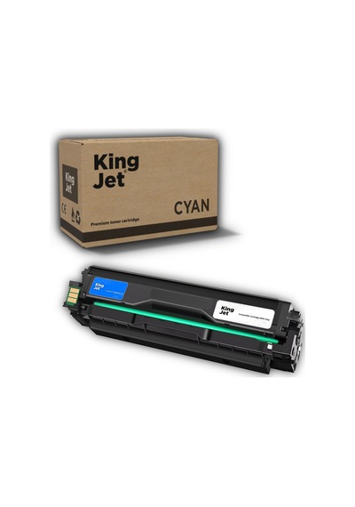 Kingjet Samsung Uyumlu Clt-c504s Standart Kapasiteli Mavi Cyan Çipli  Uyumlu Toner