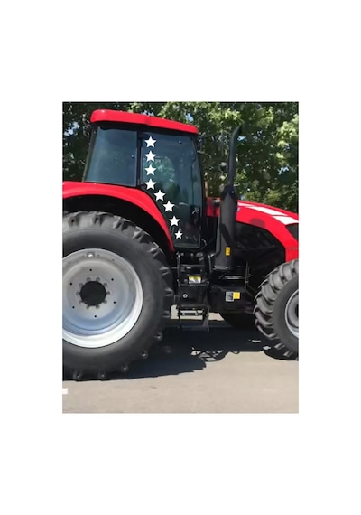 Traktör Yan Kapı Yıldız Yapışkan Sport Modifiye Sticker
