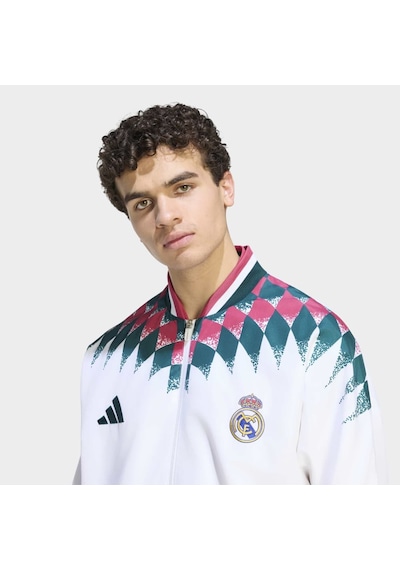 Adidas Kg2956 Real St Tt Real Madrid Stadium Erkek Eşofman Üstü Beyaz