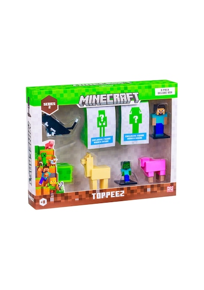 Minecraft 3d Toppeez 8'li Deluxe Figür Seti Seri 2 Model 4 Pmı/mc2270