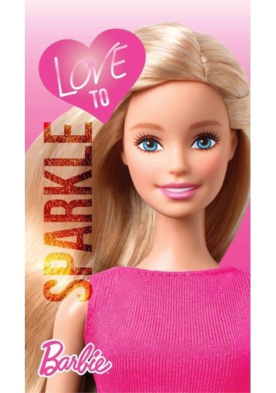 Taç Lisanslı Çocuk Halısı Barbie Sparkle 80X140 Çok Renkli