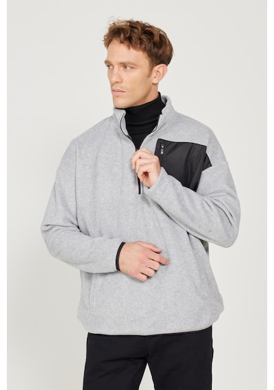 AC&Co / Altınyıldız Classics Erkek Gri Melanj Oversize Fit Geniş Kesim Bato Yaka Cep Detaylı Fermuarlı Isı Tutan Polar Sweatshirt 4A5222100216GMJXL AC&Co / Altınyıldız Classics Erkek Gri Melanj Oversize Fit Geniş Kesim Bato Yaka Cep Detaylı Fermuarlı Isı Tutan Polar Sweatshirt 4A5222100216GMJXL