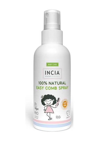 %100 Doğal Kolay Tarama Spreyi Çocuklar İçin Nemlendirici Parlaklaklaştırıcı Anti Klit 100 Ml Açık