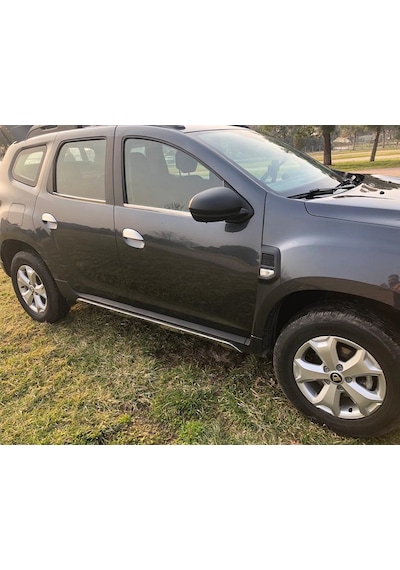 Dacia Duster Krom Yan Marşpiyel Çıta 6 Parça 2018 Üzeri Paslanmaz Çelik