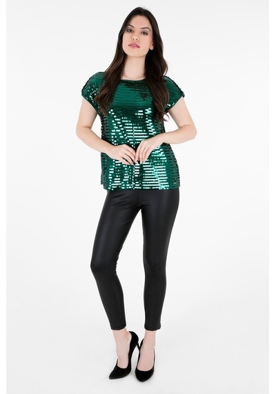 Armani Exchange Bayan Bluz 6Zyh16 Ynfnz 1833-Yeşil Armani Exchange Bayan Bluz 6Zyh16 Ynfnz 1833-Yeşil