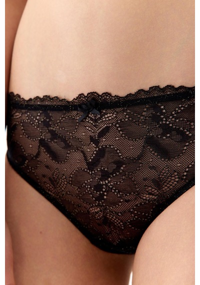 Amarelle Roma Siyah Full Dantel Slip Külot