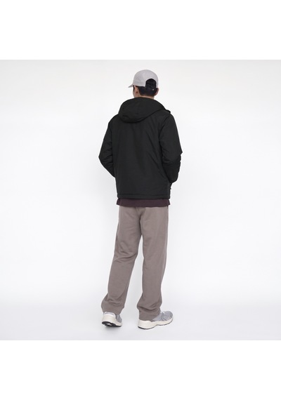 Jack & Jones Erkek Bagcik Ayarli Kapüsonlu Ceket - Fusion - 12302241 Siyah