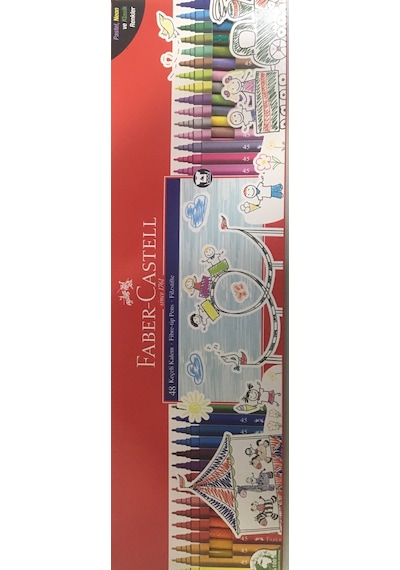 FABER-CASTELL KEÇELİ KALEM 48 RENK