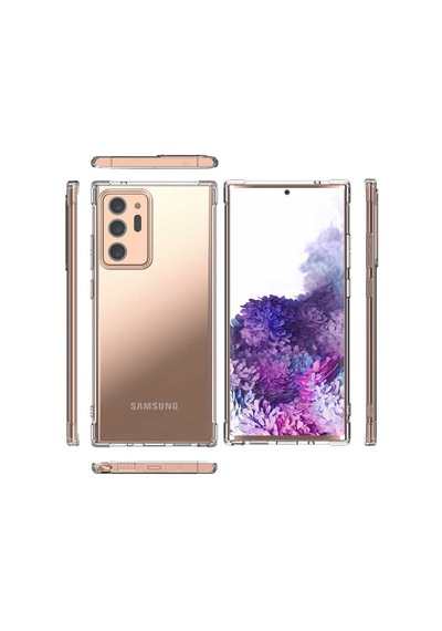 Samsung Uyumlu Galaxy Note 20 Ultra Kılıf Şeffaf Nitro Anti Shock Kapak Renksiz