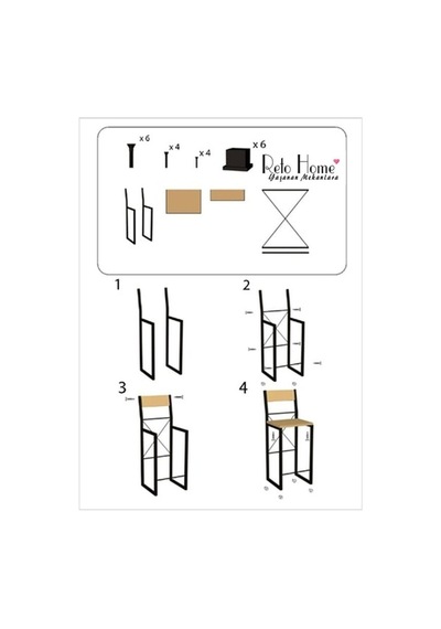 Retohome Good Bar Sandalyesi 1652 Diğer