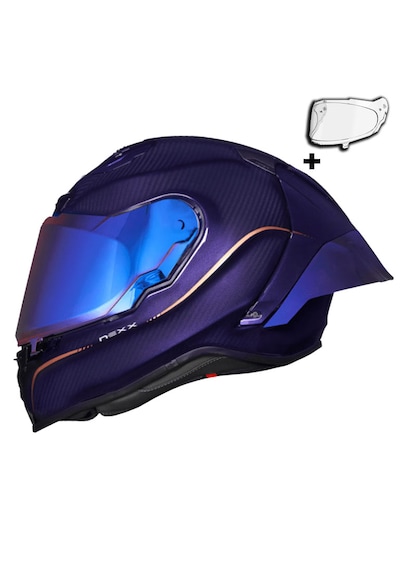 Nexx X.r3r Hagıbıs Karbon Kapalı Motosiklet Kaskı Mor