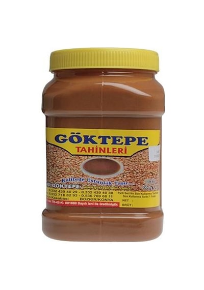 Göktepe Kepekli Bozkır Tahin Plastik 935 G