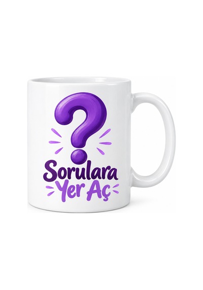 Bezos Sorulara Yer Aç Tasarımlı Porselen Kupa - Model 578 Bzoshb