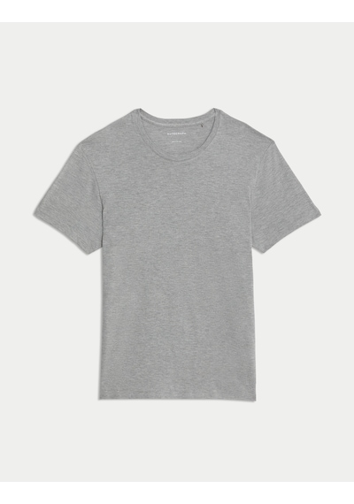 Marks & Spencer Supima Pamuk Pijama Üstü T07001602A Gri
