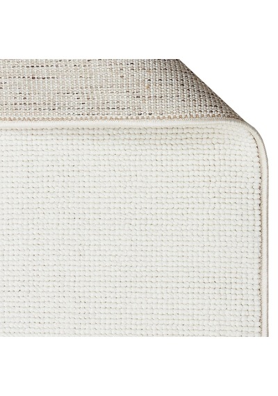 Hoom Rugs Helsinki Plain White Polyester Modern İskandinav Halı Beyaz