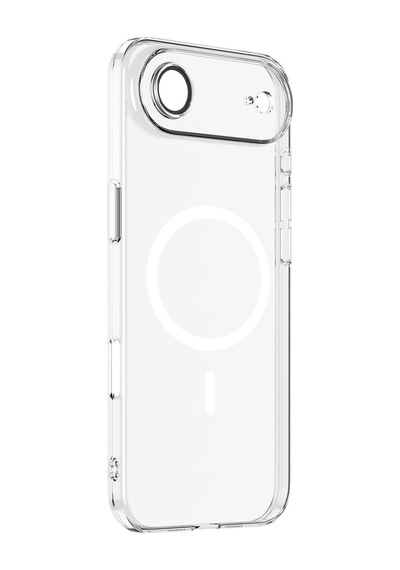 Apple Uyumlu iPhone 17 Air Magsafe Özellikli Kamera Lens Koruma Sert Fox Kılıf Şeffaf