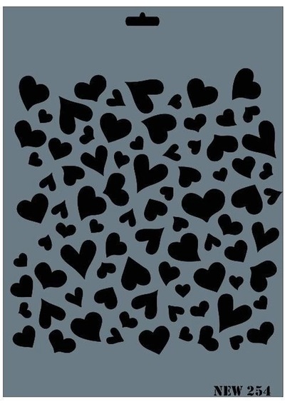 Mey İthalat Rich New Seri N-254 Stencil 35x25 Cm