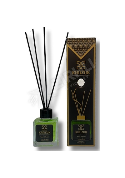 3 Adet Kanzuk Reed Diffuser Jasmine Bambu Çubuk 100 Ml Diğer