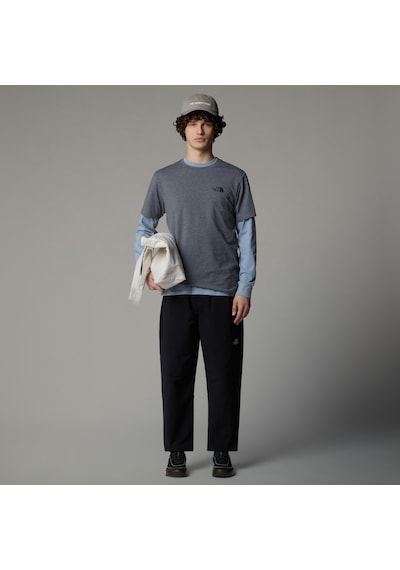The North Face M Ss Simple Dome Tee Erkek T-shirt-29938 Açik Gri