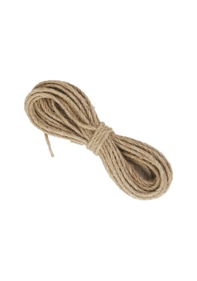 2 Adet Jüt Ip Naturel Jüt Ip 5 Mm 6 Metre Hamak, Çadır ve Süsleme