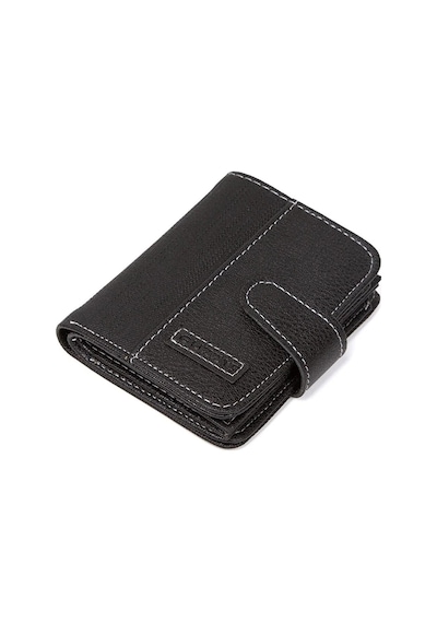 Newish Polo Erkek Kot Kumaş Bozuk Ve Kağıt Para Kartlık Ve Cüzdan New134 - Siyah