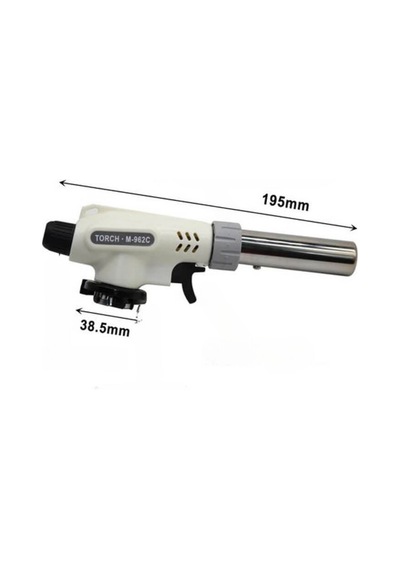 1300 C Çok Amaçlı Gaz Torch Çakmak - Mutfak, Mangal, Lehimleme Pürmüz Alev Tabancası Bx40 Çok Renkli