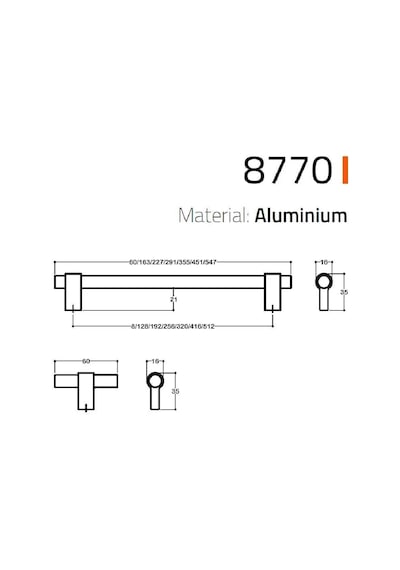 System Mobilya Kulbu Antik Sarı Renk 192mm Kulp Sy8770 0192 Abm-abm Çok Renkli