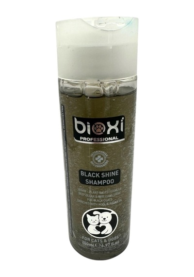 Bioxi Black Shine Pure Shampoo Kedi Ve Köpek Siyah Tüyler İçin Şampuan 200 Ml