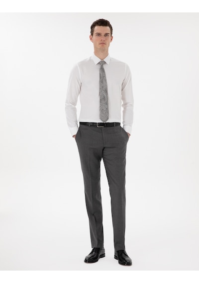 Pierre Cardin Erkek Beyaz Gömlek Desenli 50305250-vr013 Beyaz