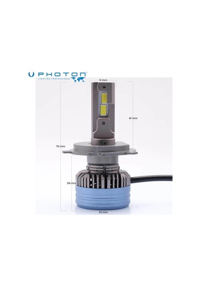 Photon 12v-24v H4 Csp Led Xenon Far Ampul Seti Katana 6000k 12000 Lümen Canbus