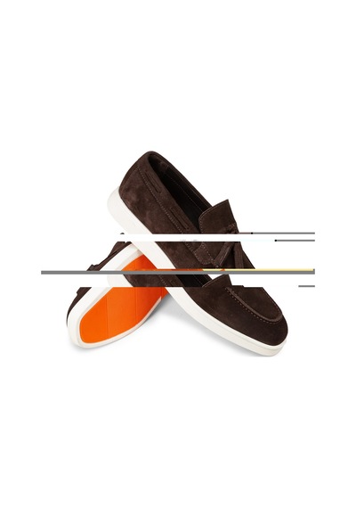 Deery Erkek Hakiki Süet Kahverengi Loafer Ayakkabı - 01994mkhvc02 Kahverengi