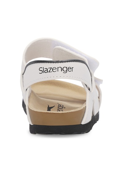 Slazenger KERMIT Çocuk Cırt Cırtlı Beyaz Sandalet
