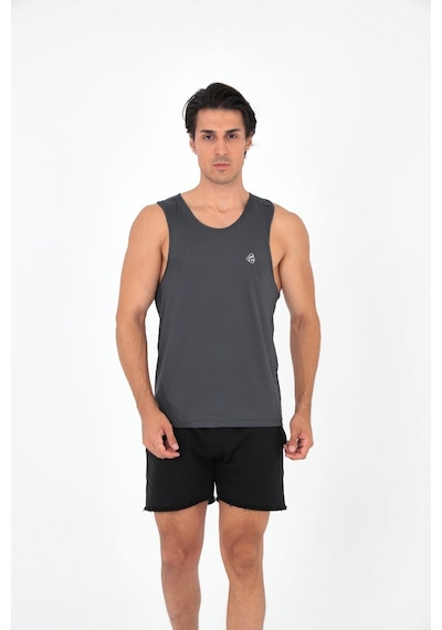 Baykim Sports Wears Baykim Erkek Sporcu Atleti Koyu Gri