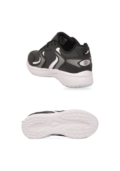 X-step Bağcıklı Hafif Rahat Siyah-beyaz Unisex Yürüyüş Ve Spor Ayakkabı Sneaker 2032 G Siyah - Beyaz