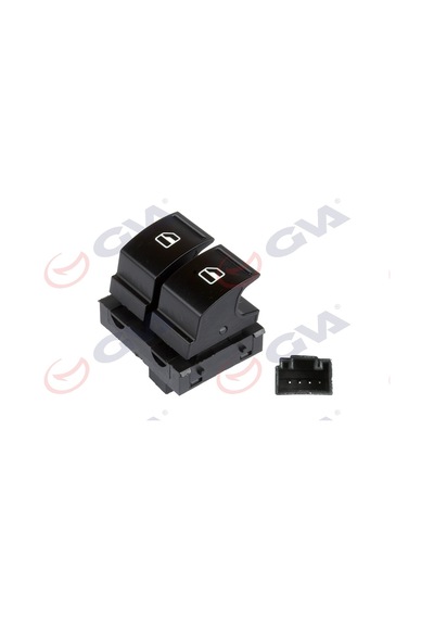 Gva Cam Açma Anahtarı Sol Vwag Tüm Modeller 04-12 Çiftli Gva 8075011 1k3959857a