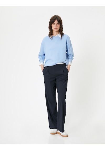 Koton Oversize Sweatshirt Bisiklet Yaka Baskı Detaylı Mavi 4sak10268ek Mavi Koton Oversize Sweatshirt Bisiklet Yaka Baskı Detaylı Mavi 4sak10268ek Mavi