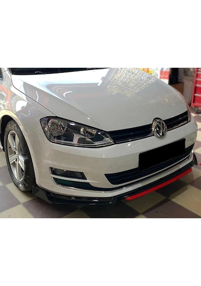 Volkswagen Golf 7 Ön Tampon Altı Lip 4 Parça 2012-2017