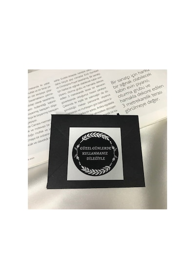 Güzel Günlerde Kullanmanız Dileğiyle Kuşe Etiket 5x5 Cm - 40 Adet Çok Renkli