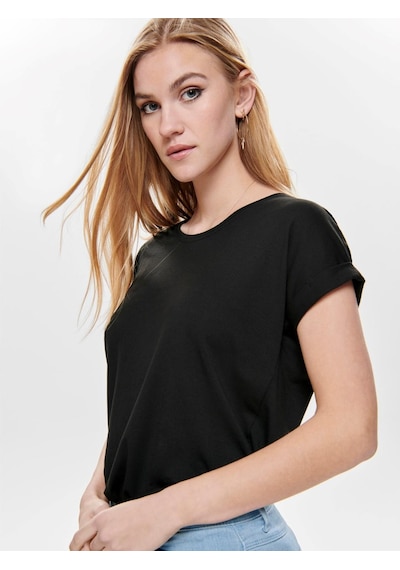 Onlmoster S/s O-neck Top Noos Jrs Siyah 001