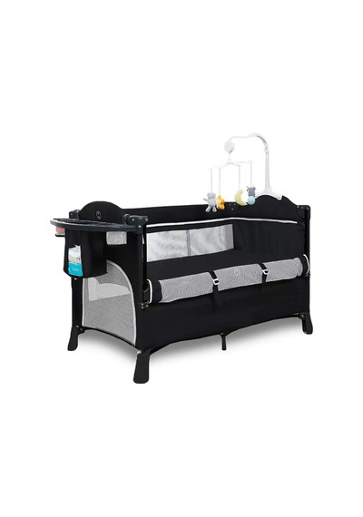 Teknum 4'ü 1 Arada Bebek Yanı Beşik Co-sleeper, Çok Fonksiyonlu Peacock Mavi Siyah Teknum 4'ü 1 Arada Bebek Yanı Beşik Co-sleeper, Çok Fonksiyonlu Peacock Mavi Siyah