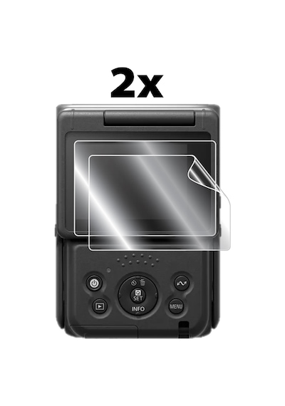 Canon Powershot V10 Vlog Camera İle Uyumlu Ipg Ekran Koruyucu 2 Adet