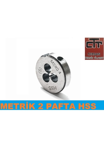 M2.0 Mini Pafta Hss Metrik Diş Açma