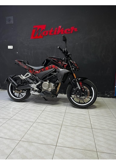Cfmoto 250nk "full Fırtına" Motosıklet Parçalı Stıcker Etıket Modelı