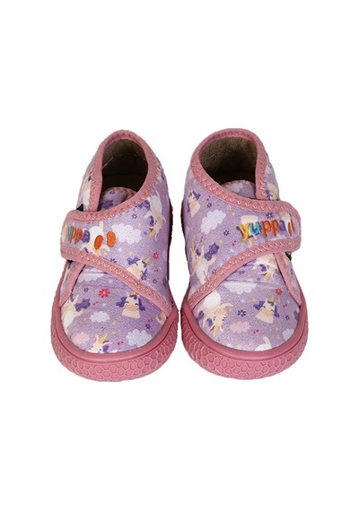 Yuppa Funny Happy Unicorn Kız Çocuk Panduf-Lila