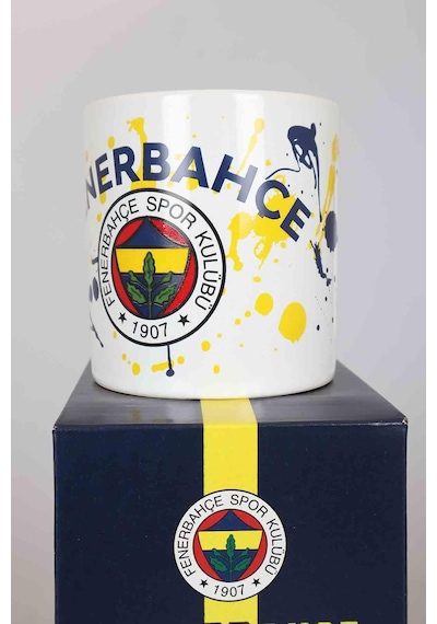 Dekomus Gıft Box Özel Kutulu Lisanslı 2'li Fenerbahçe Kupa Altın