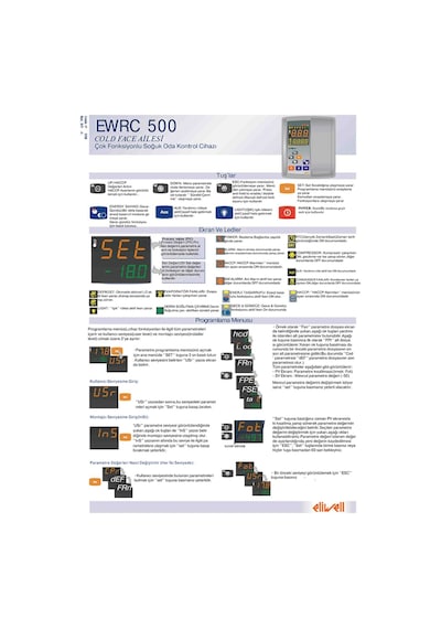 Elıwell - Ewrc 500 Nt Dijital Termostat
